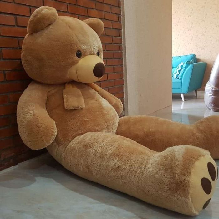 Urs de pluș GIGANT 2m (200 cm) – Ca NOU, ideal cadou, Ursuleț XXL imens