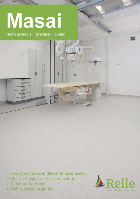 Линолеум гомогенный напольное покрытие для школ, офисов, клиник, Relle