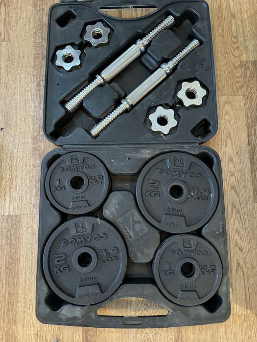 Продам гантели и штангу с блинами