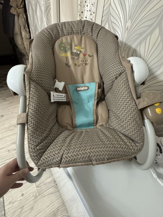 Шезлонг Babyton BR 62 коричневый