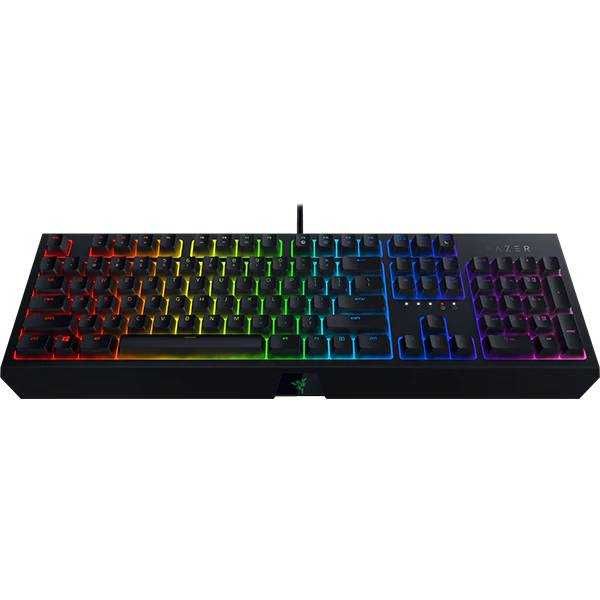 Tastatura mecanica gaming Razer BlackWidow 2019, RZ03-02860100-R3M1 US RGB green switch negru sigilata noua