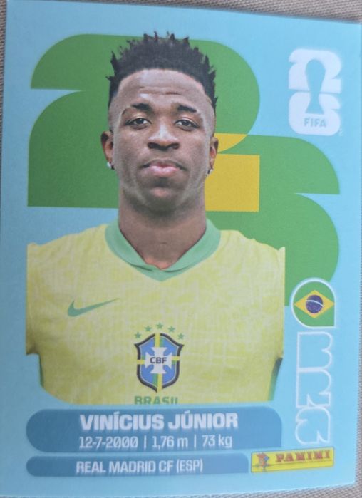 Sticker Panini FIFA World Cup Vinicius Junior