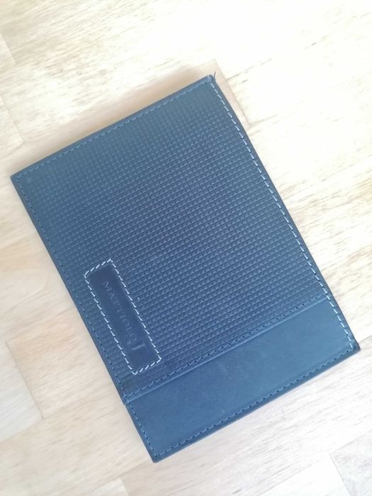 MATIOLO Portofel / Portcard Mattiolo - italy din piele naturală gri – Slim Wallet pentru bărbați