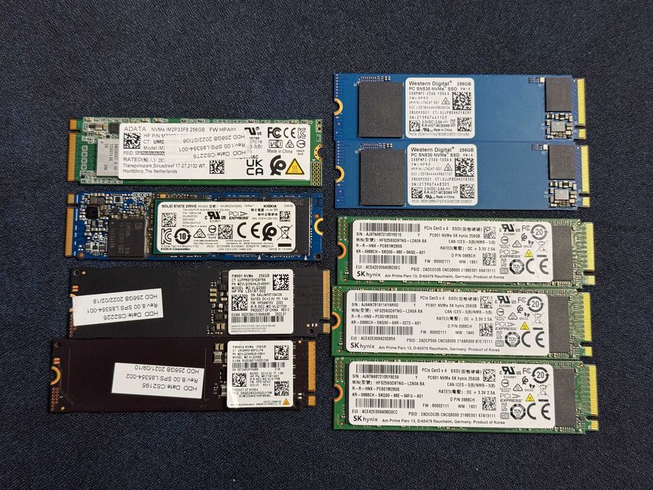 Продавам M2 Sata и Nvme SSD дискове