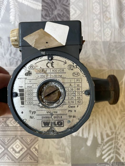 Pompă centrală WILO typ VIHU/60 R