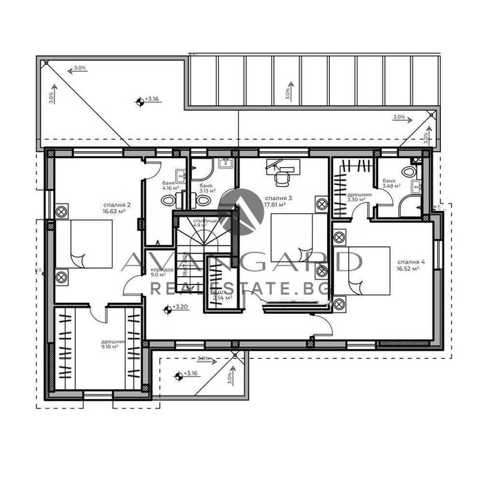 оф.23790 Самостоятелна двуетажна къща/ Марково