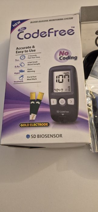 Glucometru SD CodeFree – Set complet, perfect funcțional