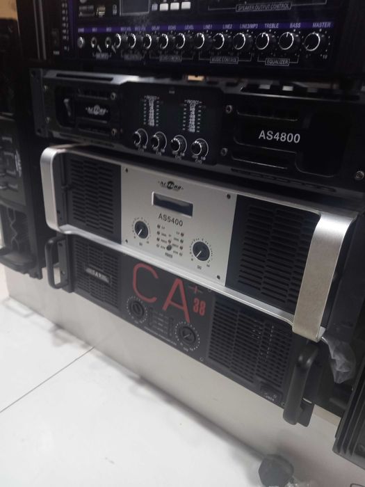 Микшеры Dynacord Yamaha Behringer и колонки 12 15 18 дюймов. Установка