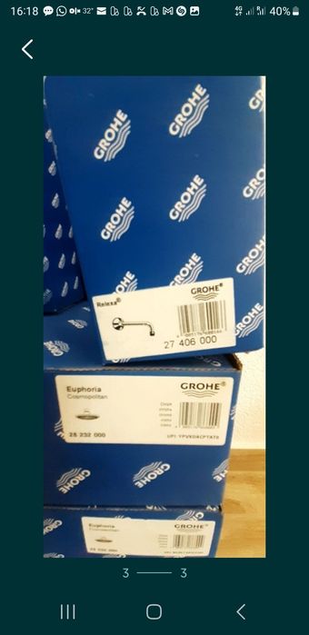 Vand set de dus Grohe Euforia