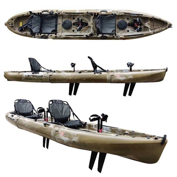 Каяк SCORPIO DUO PEDAL FLAP MODULAR - 4.20 метра - Двуместен