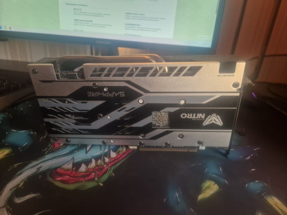 Rx 580 4gb sapphire nitro видеокарта