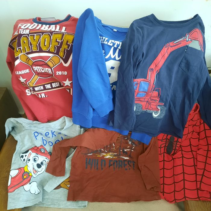 Lot haine baieti 6-7 ani, geaca, hanorac, trening