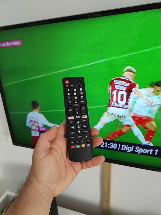 Telecomanda LG tv și buton Netflix