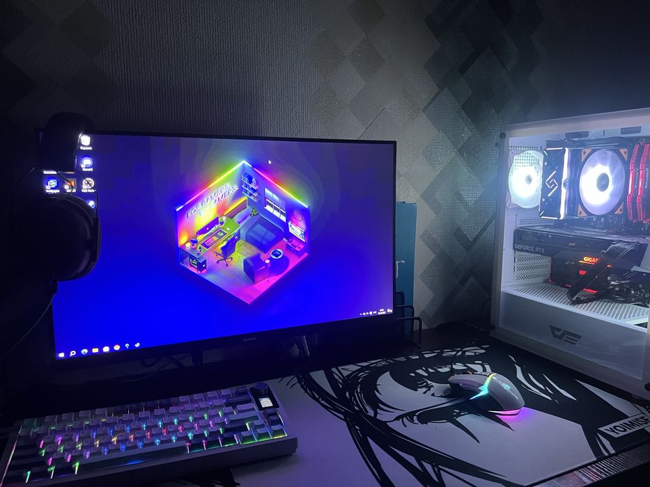 Продам игровой компьютер мощный Продам игровой пк с переферией