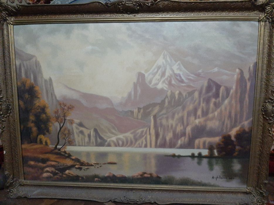 Vând tablou pictat pe panza