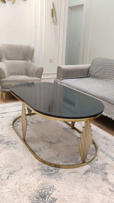 Журнальный стол карказ из нержавеющей стал .