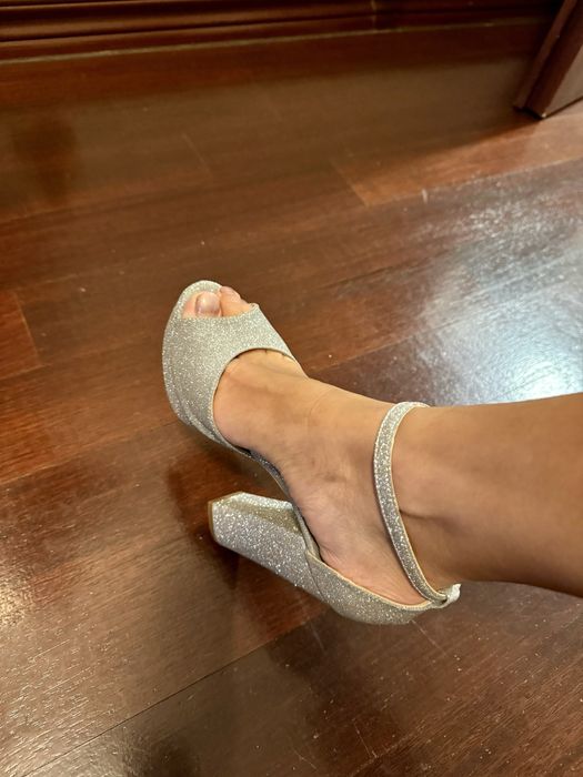 Sandale cu platforma 12 cm