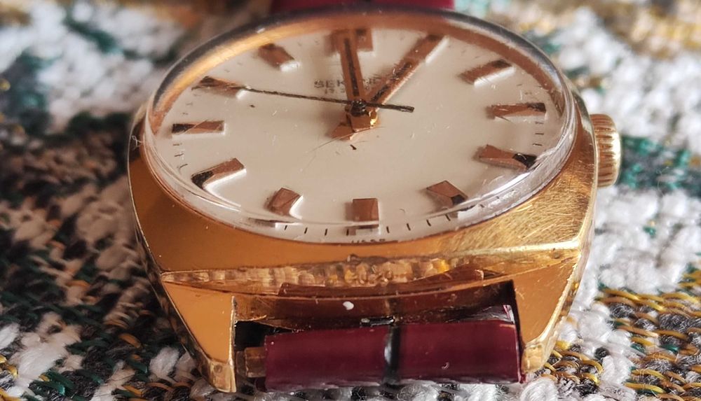 Мъжки часовник Секонда/Ракета Sekonda 17 jewels Позлатен 20 микрона