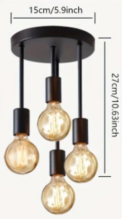 Полилей с 4 гнезда Е27