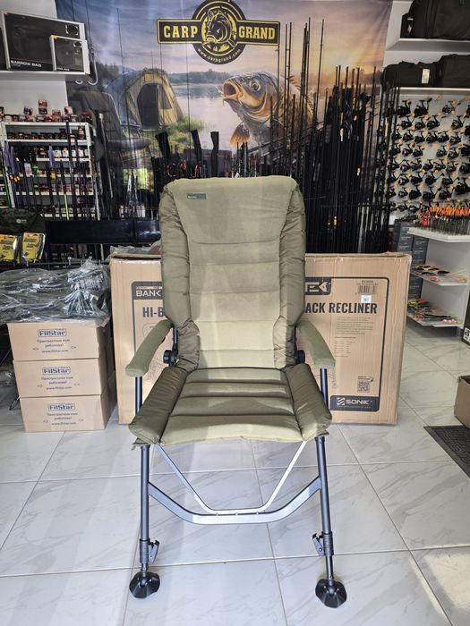 Шаранджийски стол SONIK BANK-TEK HI-BACK RECLINER
