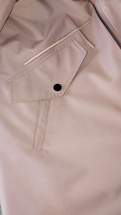 Парка с натуральным мехом