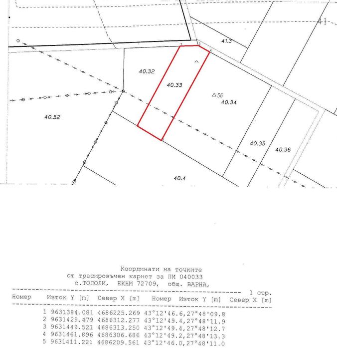 Продава се Парцел в с. Тополи, Област Варна - 3325 кв.м за 28 €/кв.м - Снимка #9