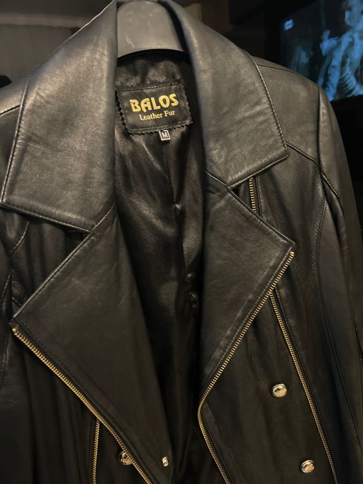 Vand geaca piele neagra