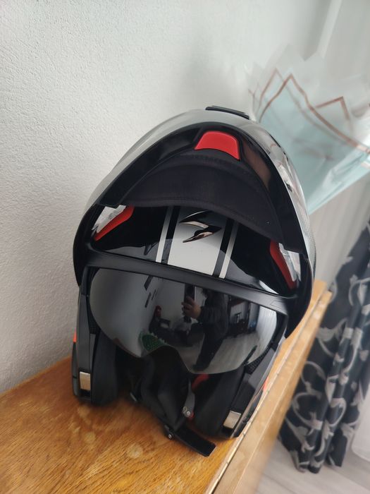 Echipament moto (cască + ghete)