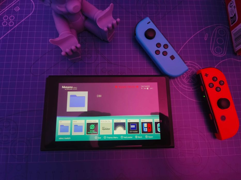 Nintnedo Switch - 256 GB, с emuNAND, Android, Hekate и Armosphere