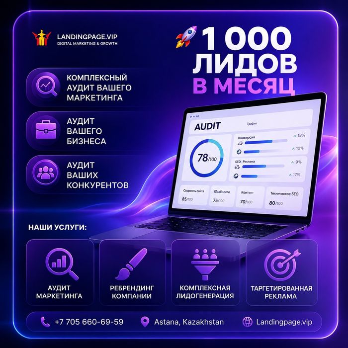 БЕСПЛАТНЫЙ Аудит вашего Маркетинга