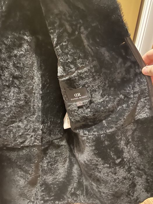 Мужская кожанная дубленка