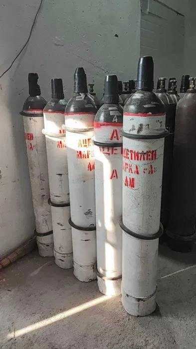 Ацетилен высокой чистоты марка А (99,5%) в 40л баллоне