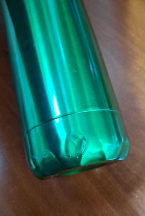 Sticla termoizolanta Young, 1L, otel inoxidabil, etansa, verde