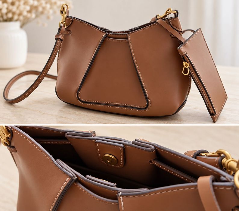 кафява чанта Zara