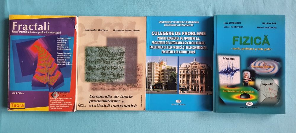 Colectie 9 carti Fizica si Chimie