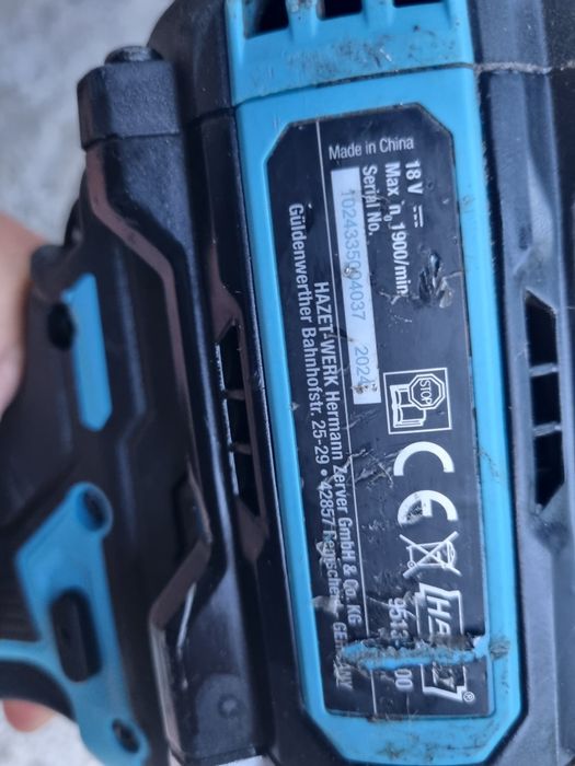 Pistol impact Hazet 9513-2100
