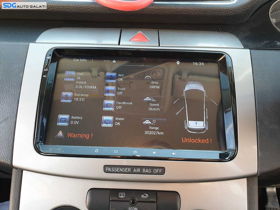 Navigatie Android 10 Dedicata cu Ecran Tactil Touchscreen 4 Core 32GB ROM 2GB RAM DDR3 Volkswagen Jetta 2006 - 2011 sdgnbvpb61