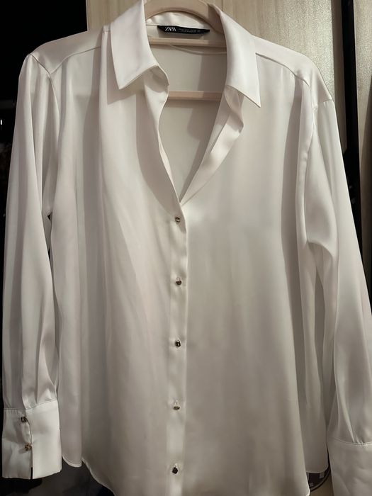 сатенена риза от zara
