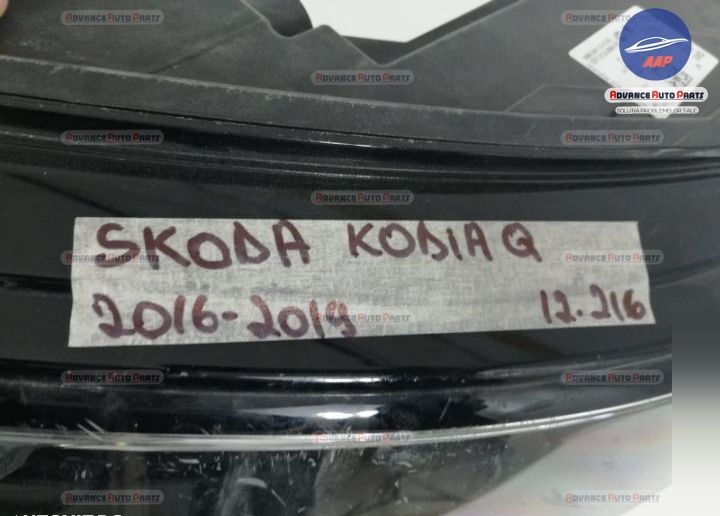 Ляв фар оригинален с халогенни и LED светлини Шкода Кодиак / Skoda Kod