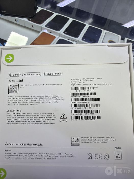 Mac Mini M6 24/512