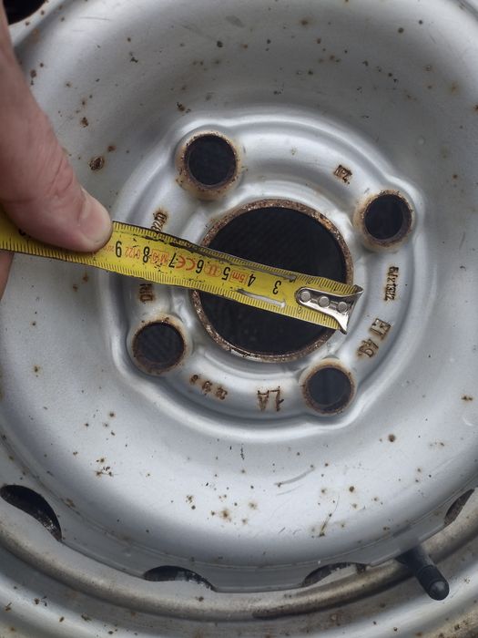 Jante tabla+cauciucuri m+s R13 165/70