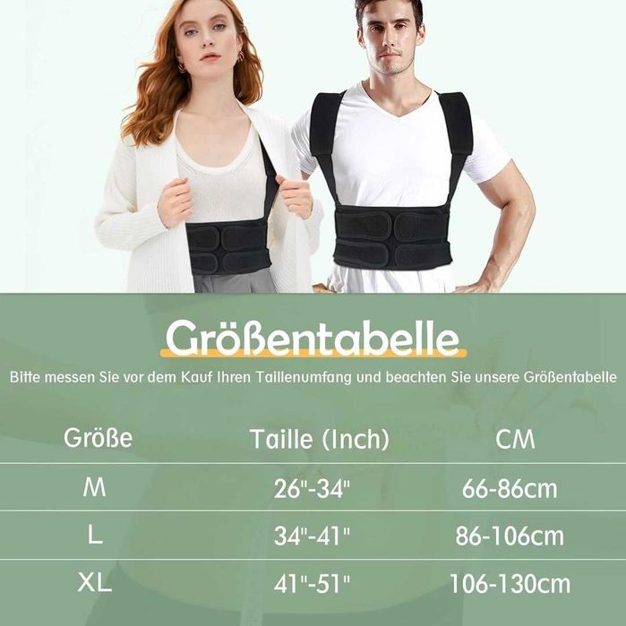 Curea de susținere a spatelui Îndreptarea spatelui corector de postură