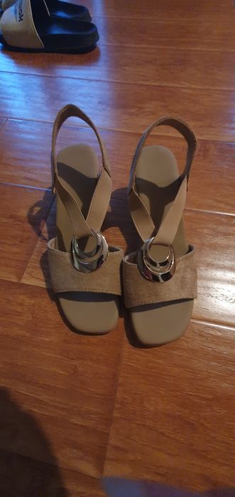 Sandale damă cu toc gros