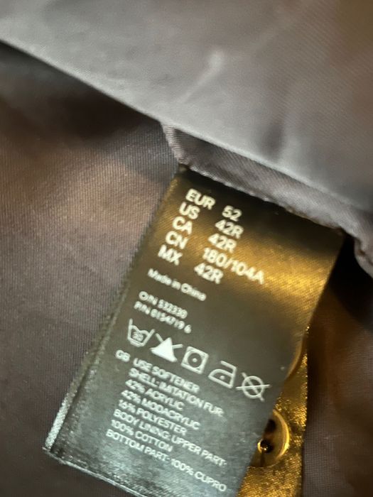 Margiela x H&M Beaver coat EU52