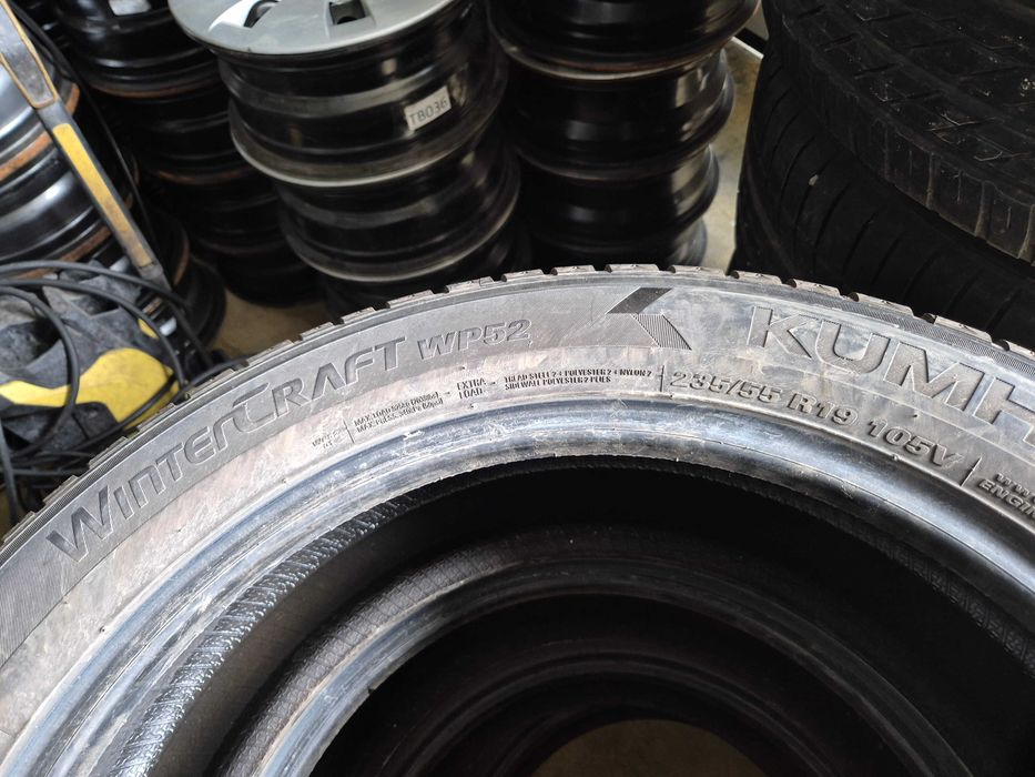 4 Anvelope de IARNA - 235/55/19 - KUMHO - CA UNELE NOI DOT 2024