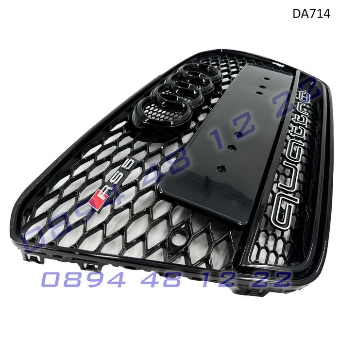 Предна решетка RS Audi A5 RS5 13-15 черна пчелна пита грил ауди куатро