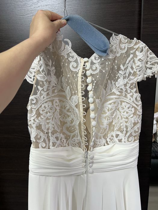 Rochie mireasa + voal S-M