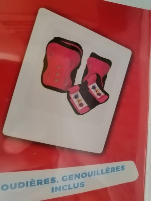 Set Nou casca, genunchiere și cotiere, Roz