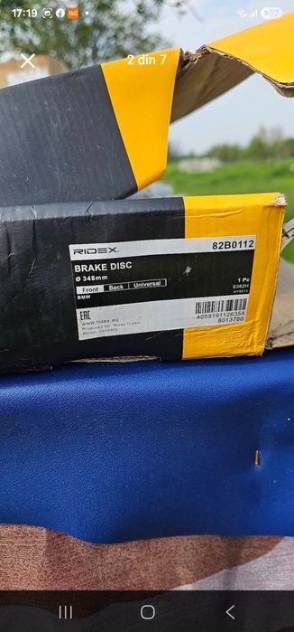 : Piese NOI BMW E60 / E61 - Discuri Frână 348mm + Perne Aer Spate
​Descriere:
Vând piese noi pentru BMW Seria 5 (mot