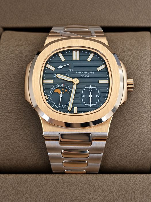 Нов мъжки часовник Patek Philippe механичен, автоматичен златист